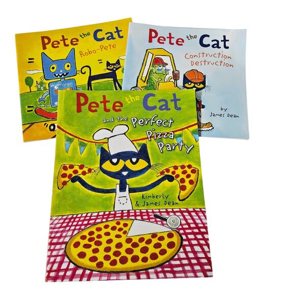 Pete the cat books Bundle of 3 Books - Picture 1 of 10
